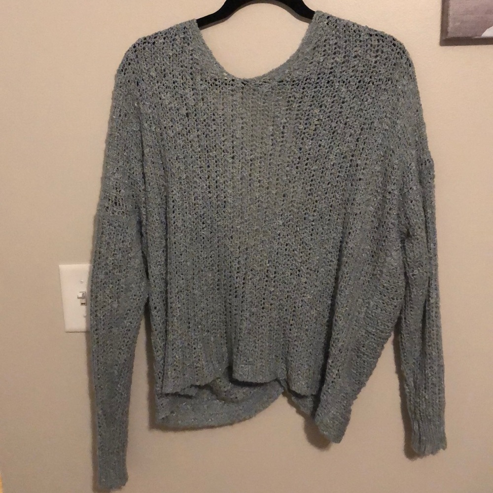 Gray sweater